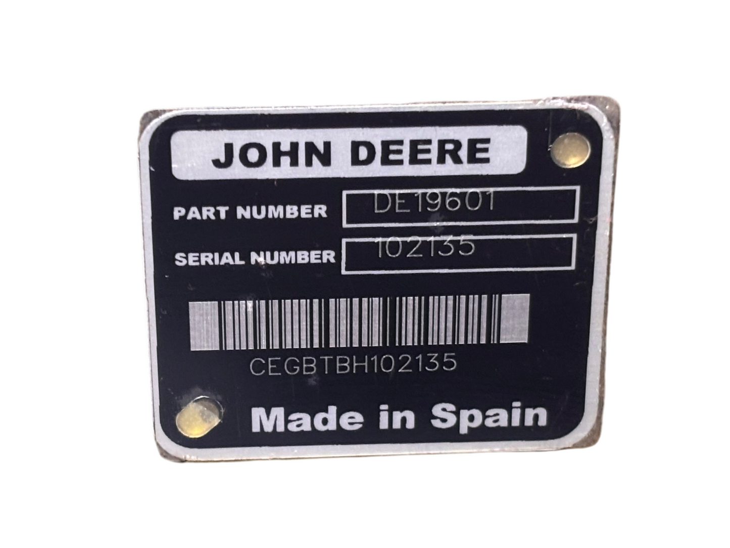 NEW John Deere DE19601 Gear Case