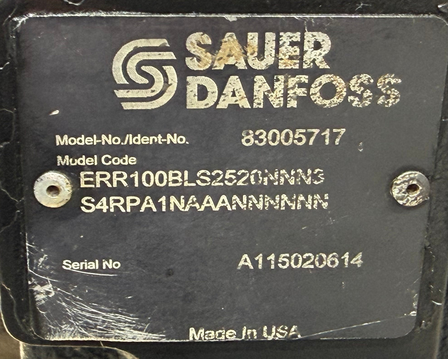 Sauer Danfoss ERR100