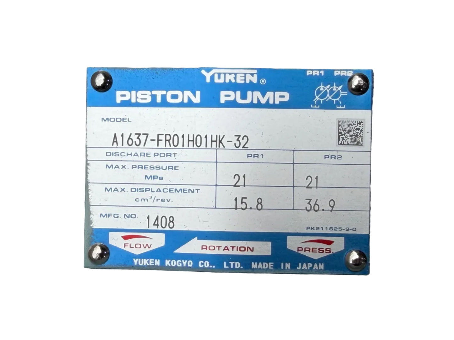NEW Yuken Pump A1637