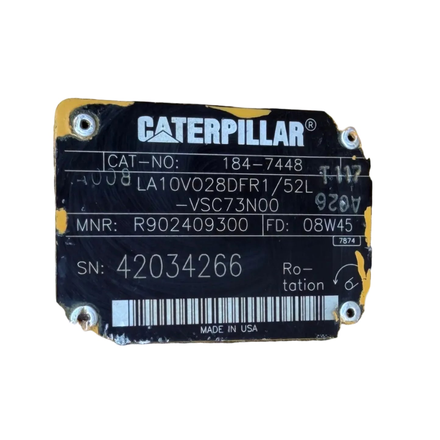 CAT Fan Pump 184-7448 (14H)