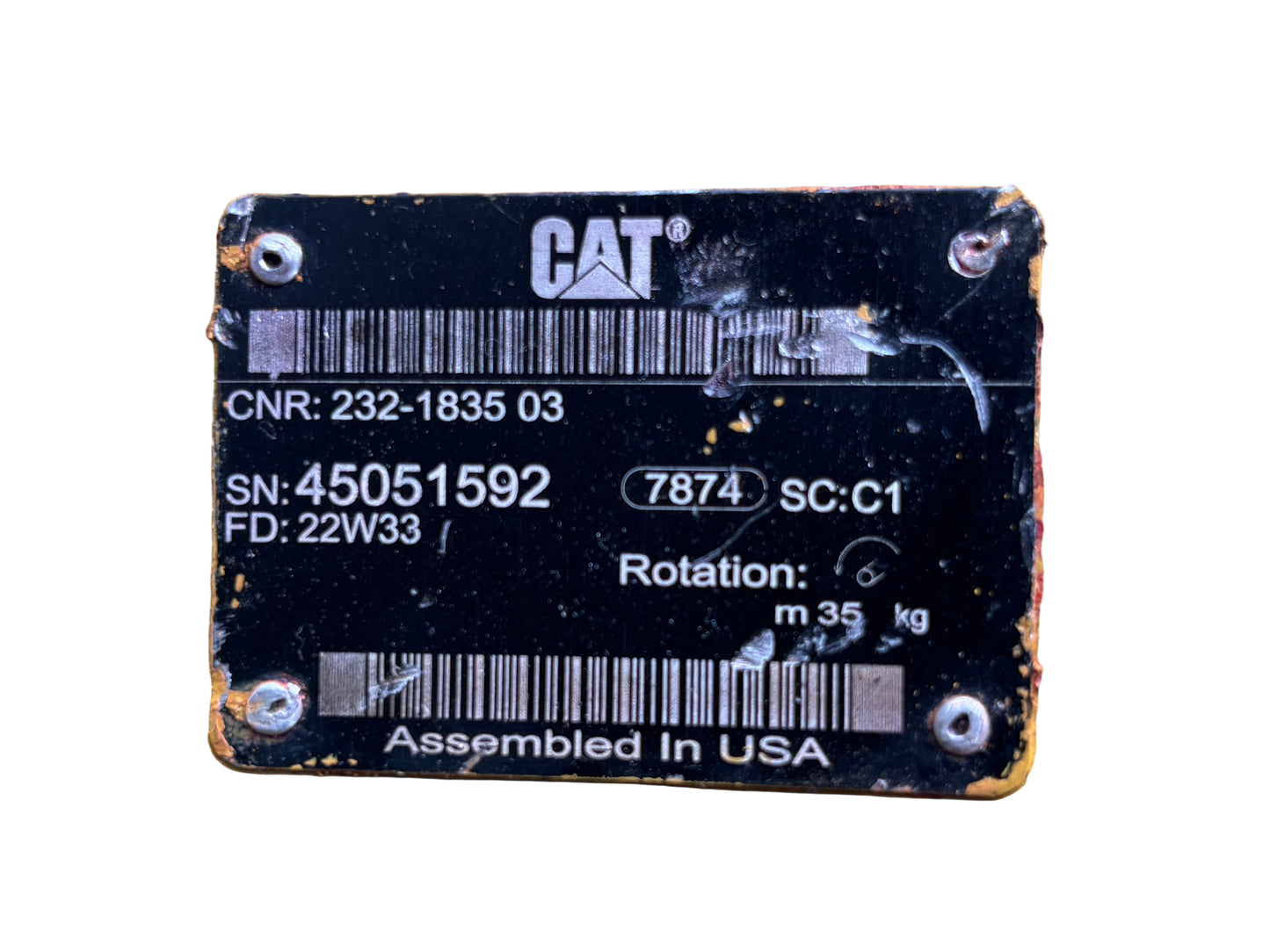 CAT Piston Pump 232-1835 (785D)