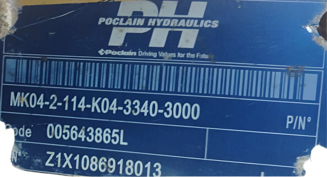 Poclain MK04 Wheel Motor (Bomag)