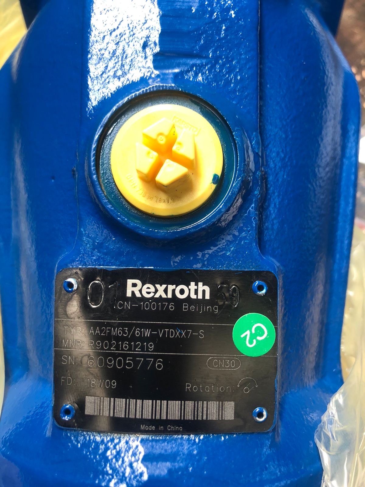 NEW Rexroth Motor AA2FM63/61W-VTDXX7-S