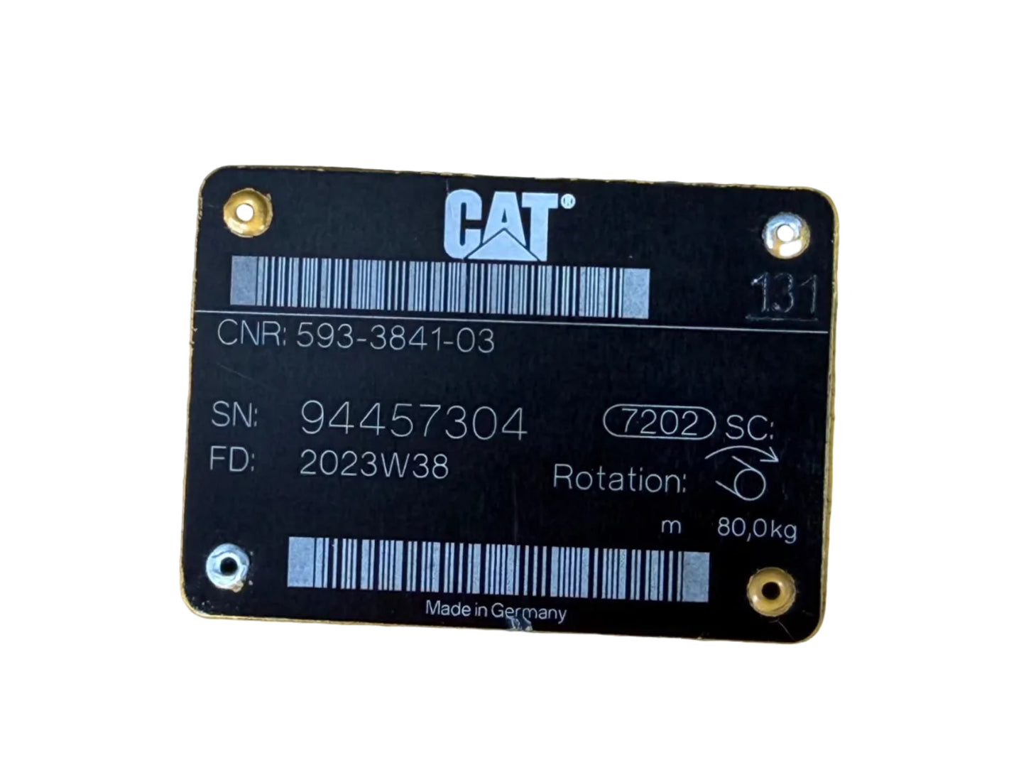 NEW CAT Pump 593-3841 (395)