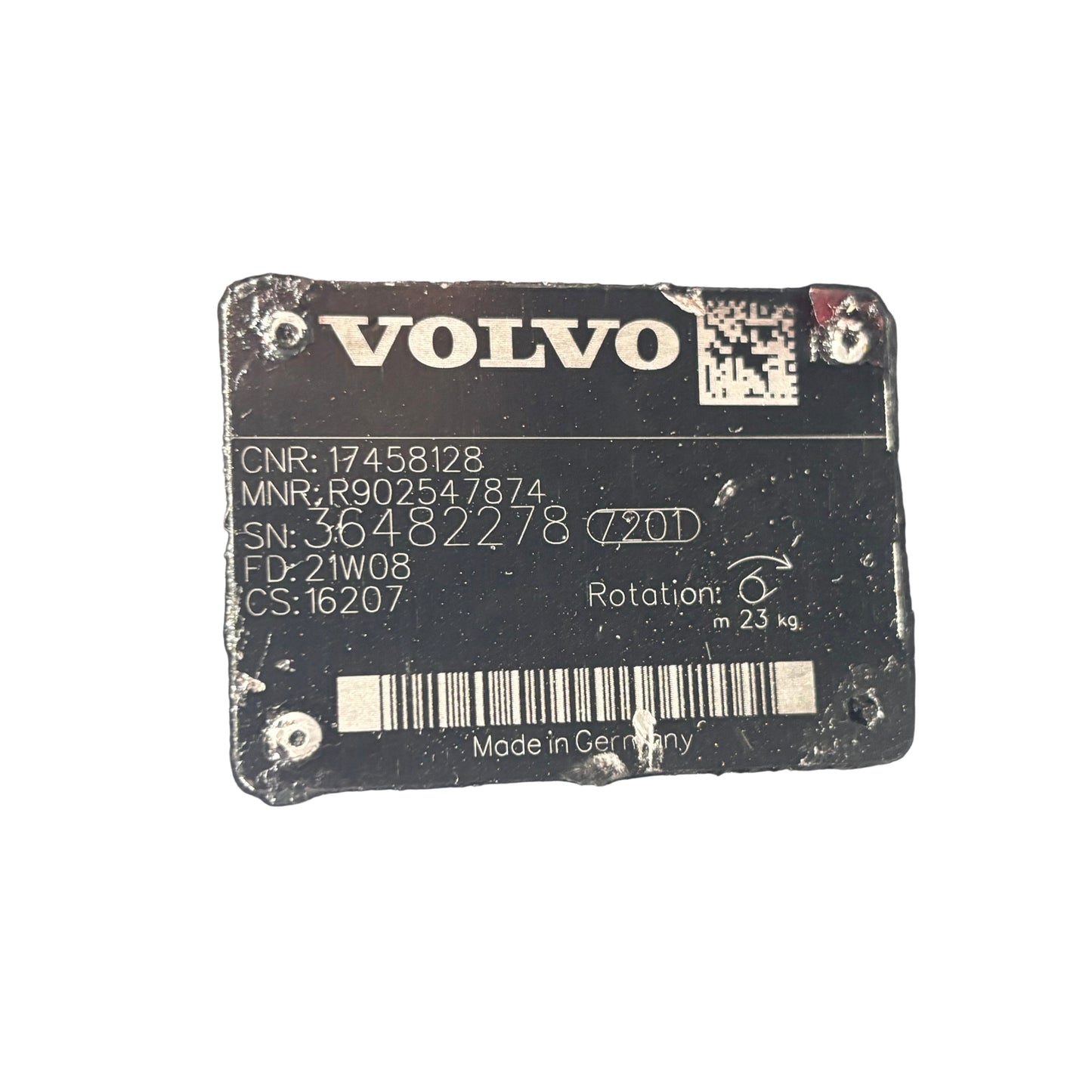 Volvo Piston Pump 17458128 (A10V60)