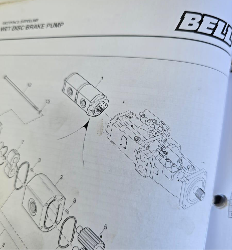 NEW Bell B40D Gear Pump (WDB)