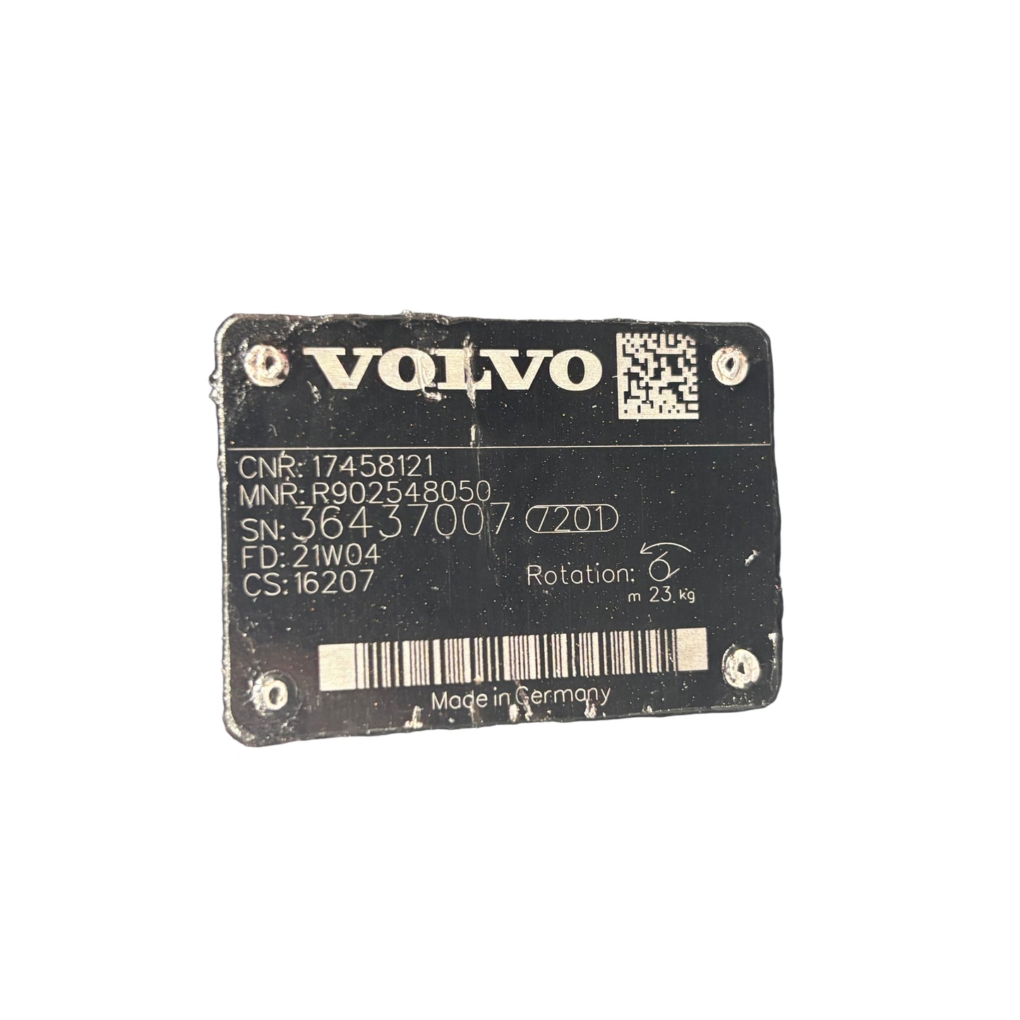 Volvo Piston Pump 17458121 (A10V60)